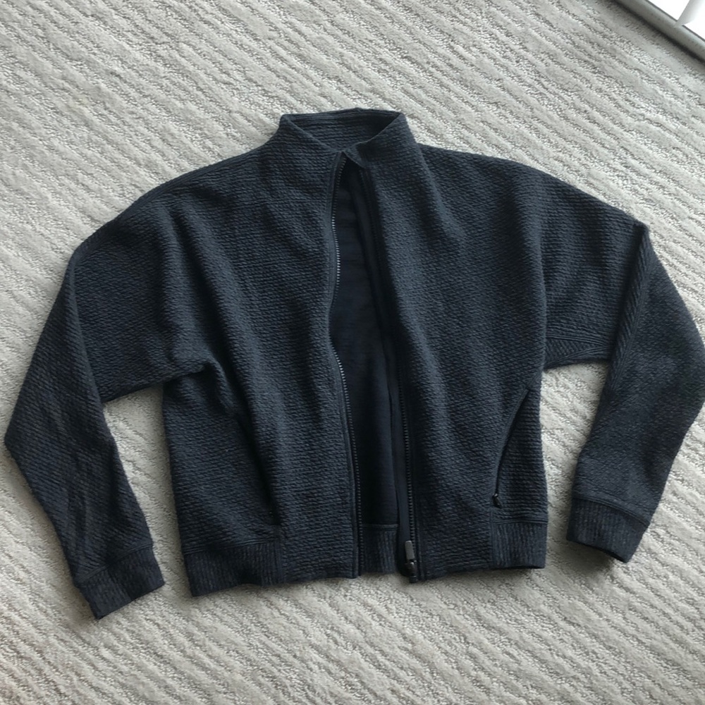 lululemon black crop jacket